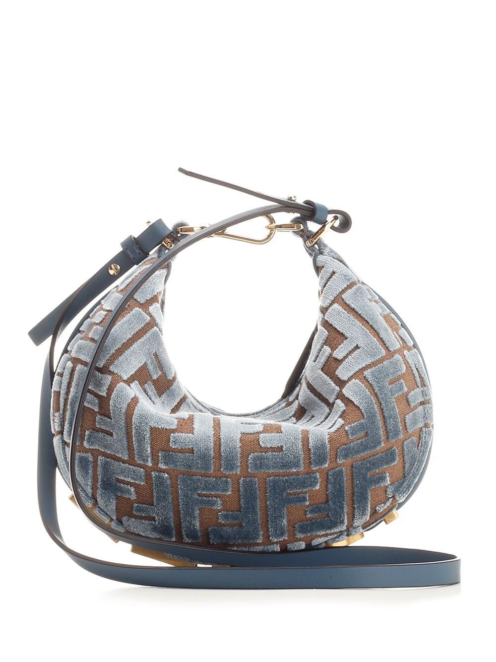 Al Duca D'Aosta Fendi Borsa hobo "Fendigraphy" mini Offerta