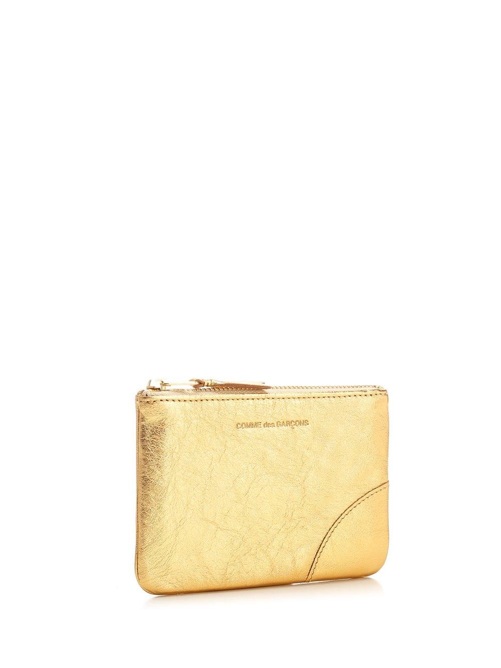 Al Duca D'Aosta Comme Des Garcons Wallet Portamonete oro Vendita calda
