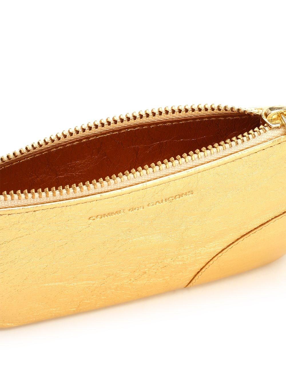 Al Duca D'Aosta Comme Des Garcons Wallet Portamonete oro Vendita calda