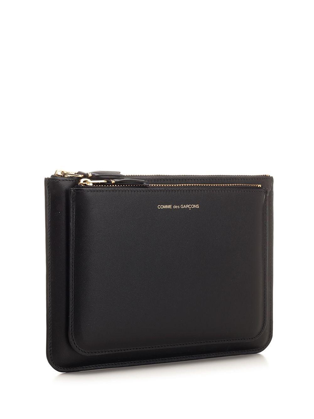 Al Duca D'Aosta Comme Des Garcons Wallet Pouch doppia in pelle Lightning offer