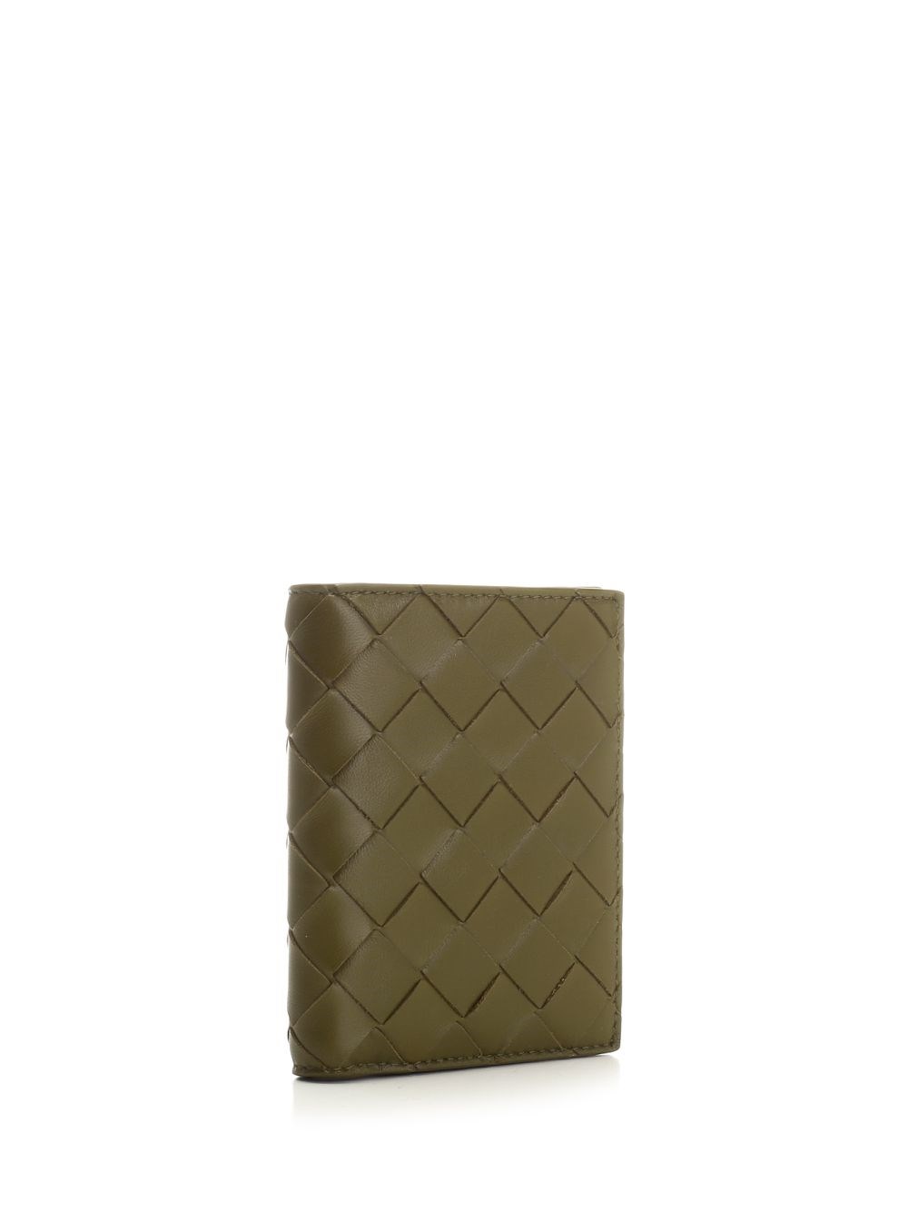 Al Duca D'Aosta Bottega Veneta Portafoglio Intrecciato Bi-Fold piccolo Liquidazione