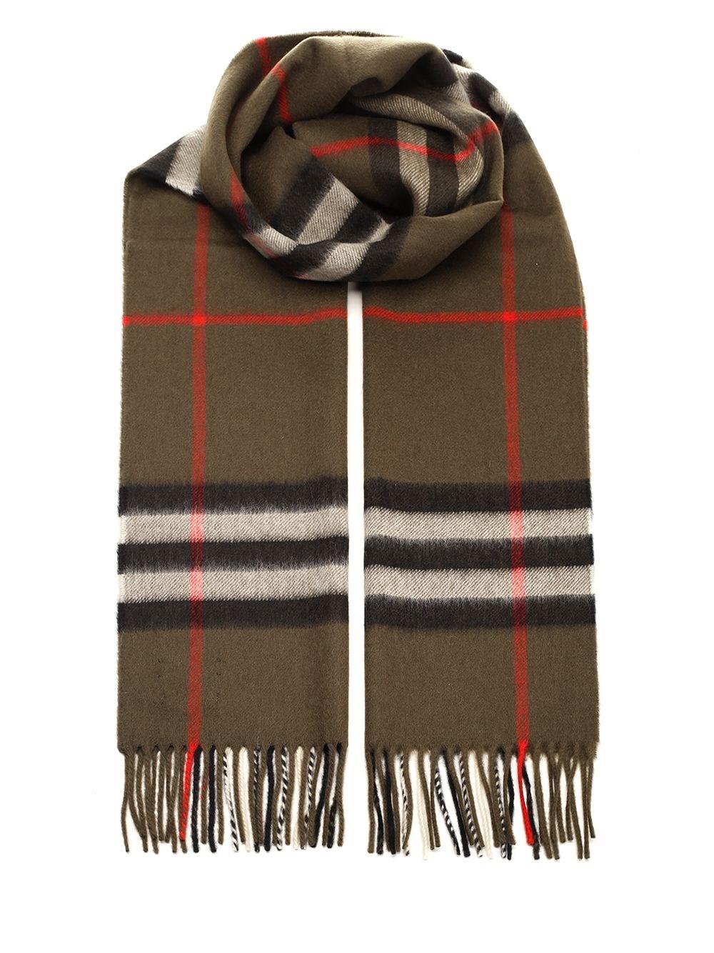 Al Duca D'Aosta Burberry Sciarpa in cashmere Check Super sconto