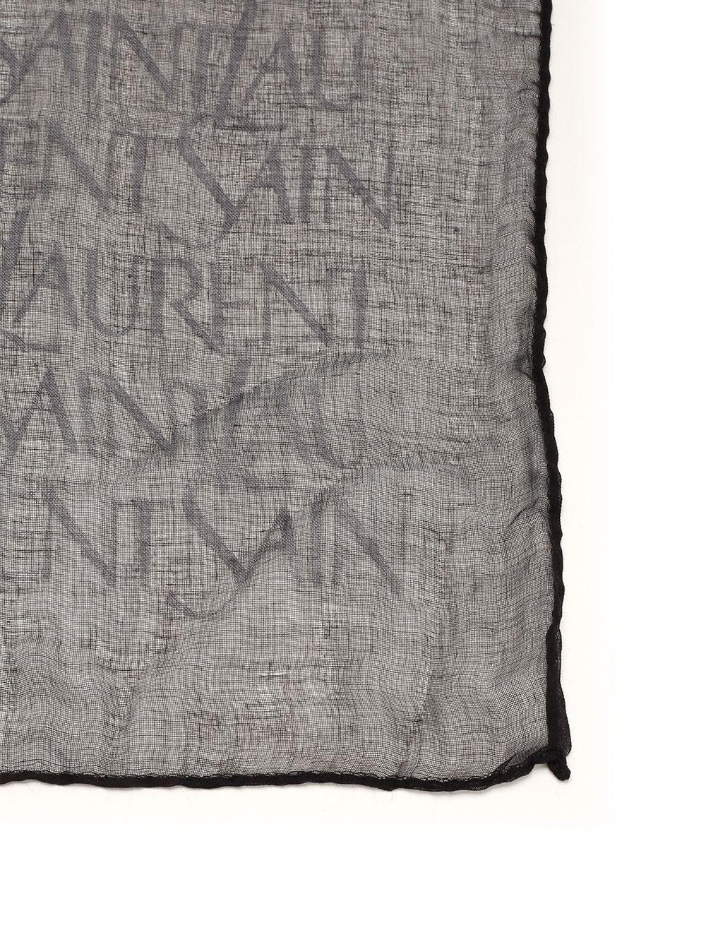 Al Duca D'Aosta Saint Laurent Sciarpa con logo all over Trasporto libero internazionale