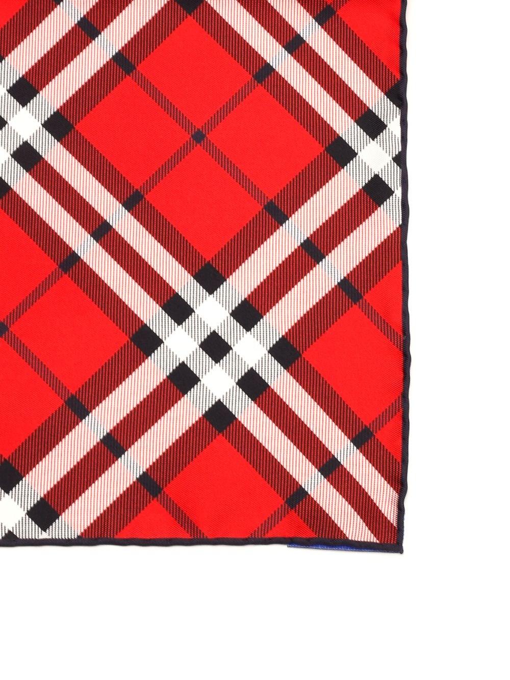 Al Duca D'Aosta Burberry Foulard in seta Check Qualità
