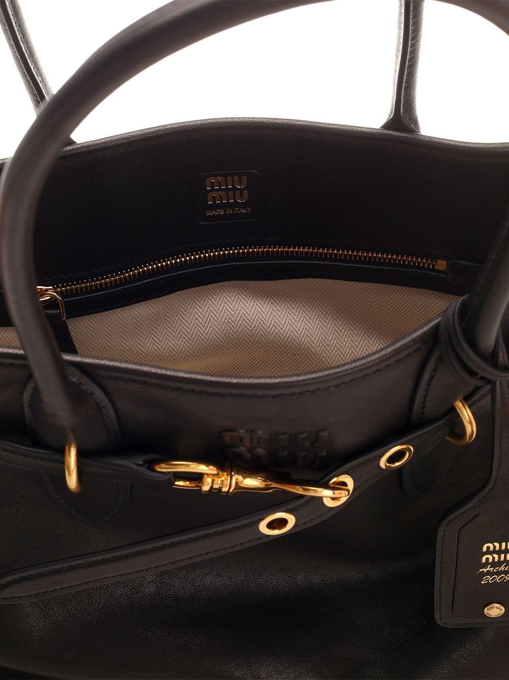 Al Duca D'Aosta Miu Miu Tote bag "Adventure" nera Pezzi Unici