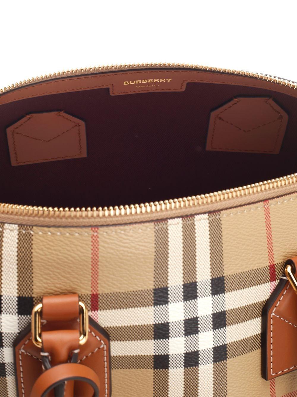 Al Duca D'Aosta Burberry Borsa "Bowling Check" Media Novità