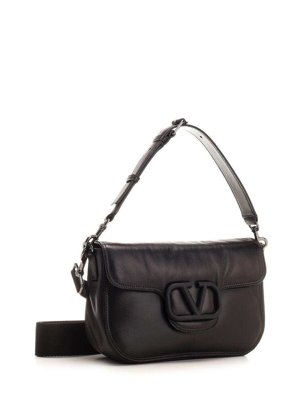 Al Duca D'Aosta Valentino Garavani BORSA A TRACOLLA VALENTINO GARAVANI NOIR IN NAPPA Fino al 55% di sconto