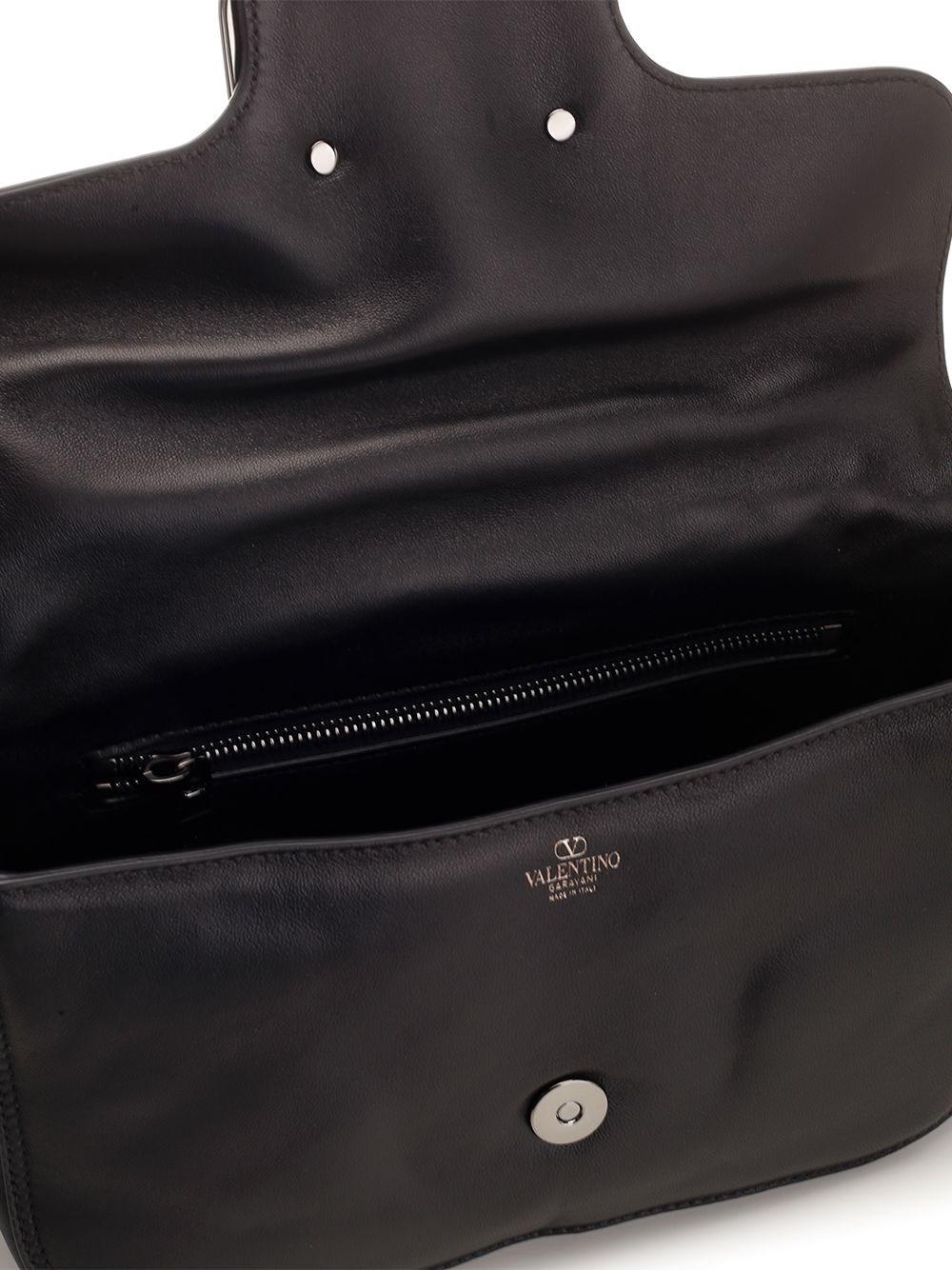 Al Duca D'Aosta Valentino Garavani BORSA A TRACOLLA VALENTINO GARAVANI NOIR IN NAPPA Fino al 55% di sconto