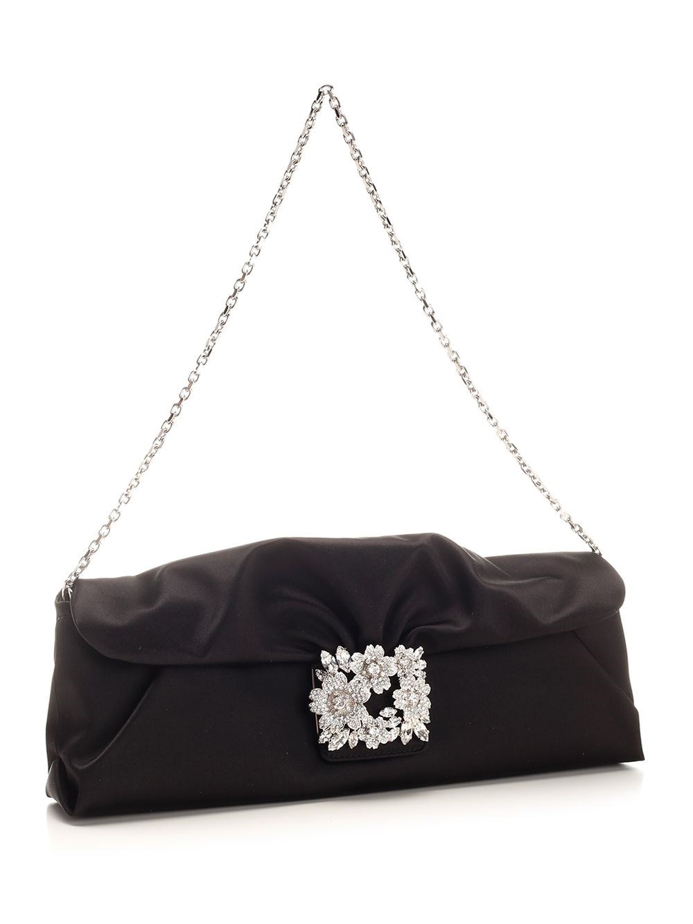 Al Duca D'Aosta Roger Vivier Clutch con fibbia "Bouquet Strass" Italia