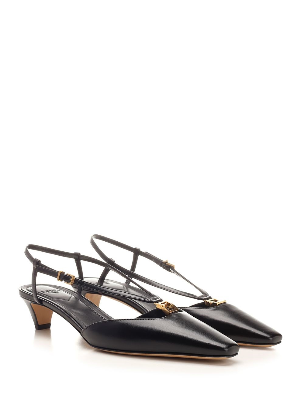 Al Duca D'Aosta Fendi Slingback "FFold" Vendite Flash