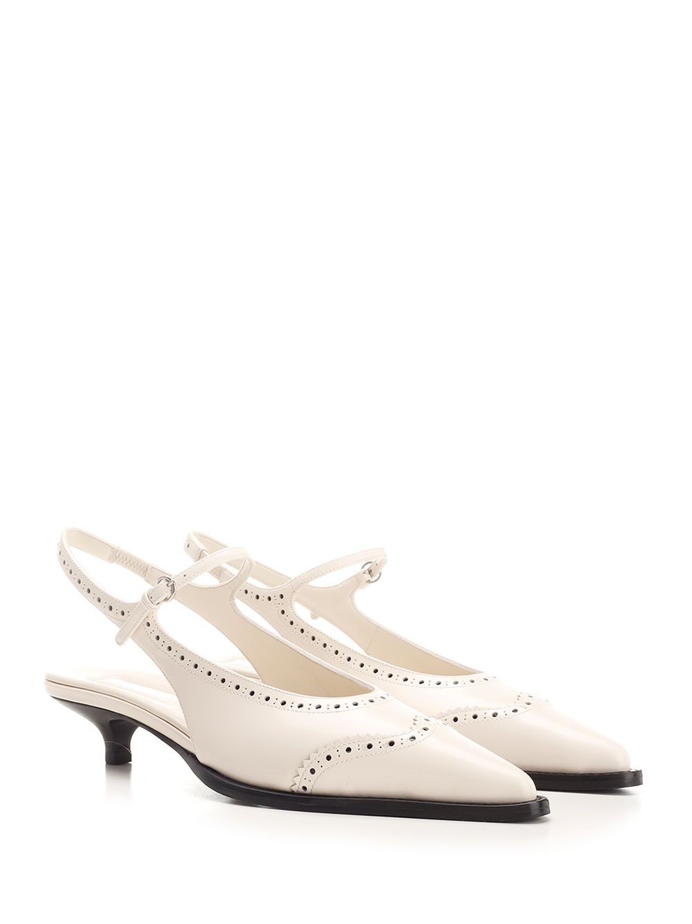 Al Duca D'Aosta Miu Miu Slingback brogue Spedizione gratuita