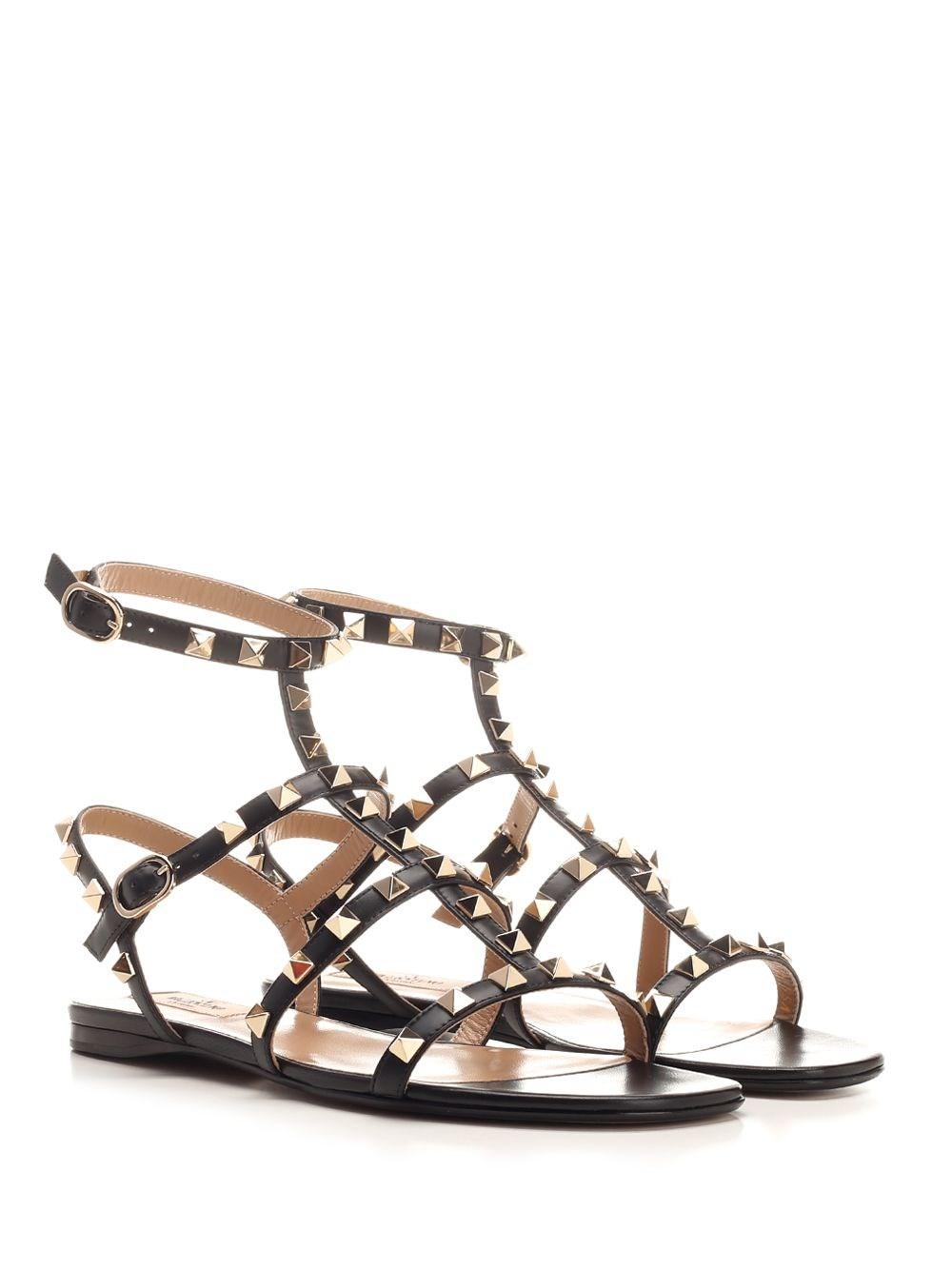 Al Duca D'Aosta Valentino Garavani Sandali alla schiava "Rockstud" Offerta San Valentino