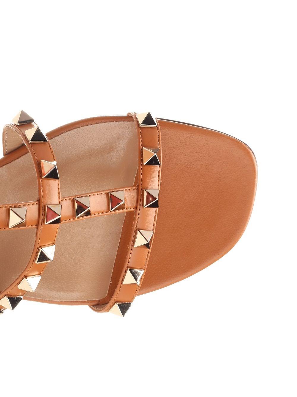 Al Duca D'Aosta Valentino Garavani Sandali alla schiava "Rockstud" Offerta Anniversario