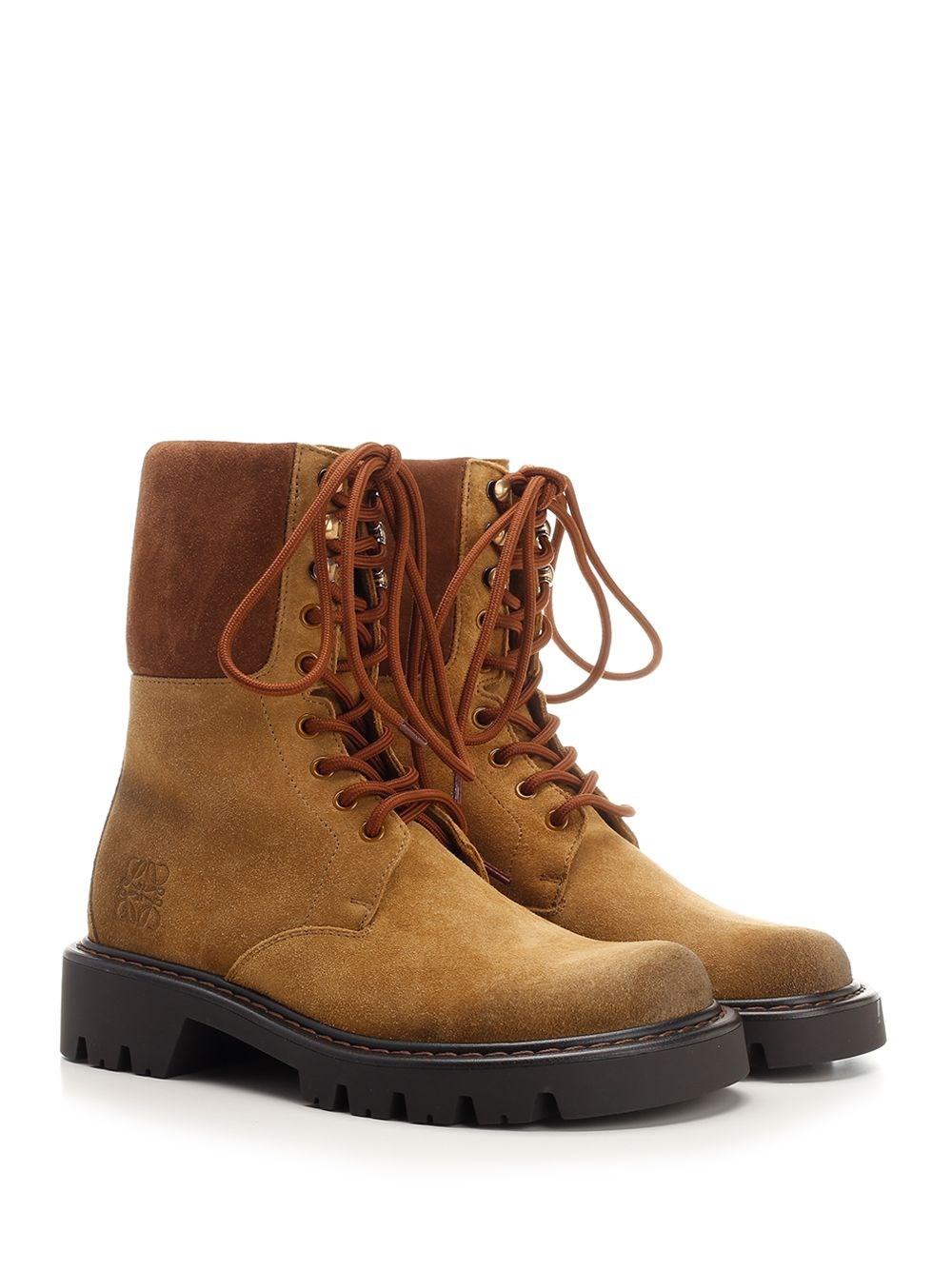Al Duca D'Aosta Loewe Combat "Sierra" in pelle scamosciata Moda