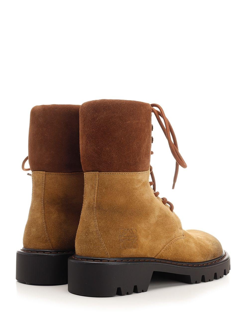 Al Duca D'Aosta Loewe Combat "Sierra" in pelle scamosciata Moda