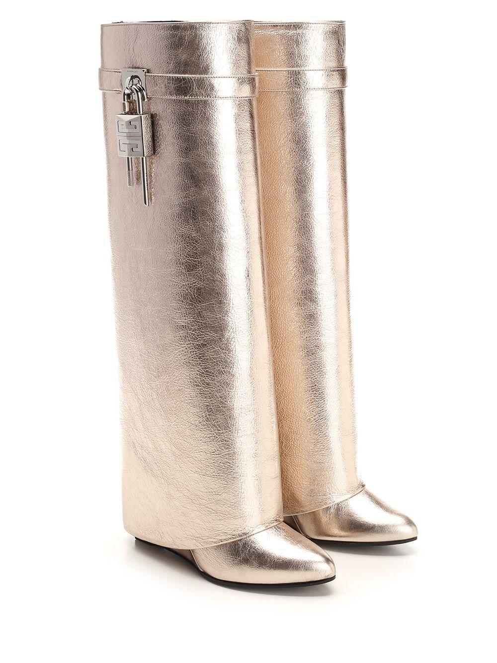 Al Duca D'Aosta Givenchy Stivali "Shark Lock" dusty gold Flash Sale