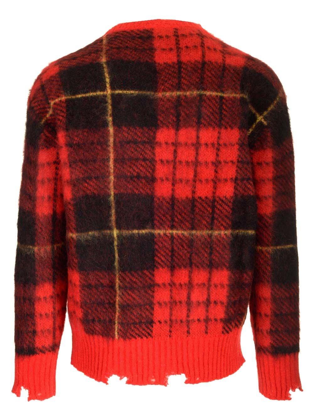 Al Duca D'Aosta Alexander Mcqueen Maglia tartan oversize Fino al 50% di sconto