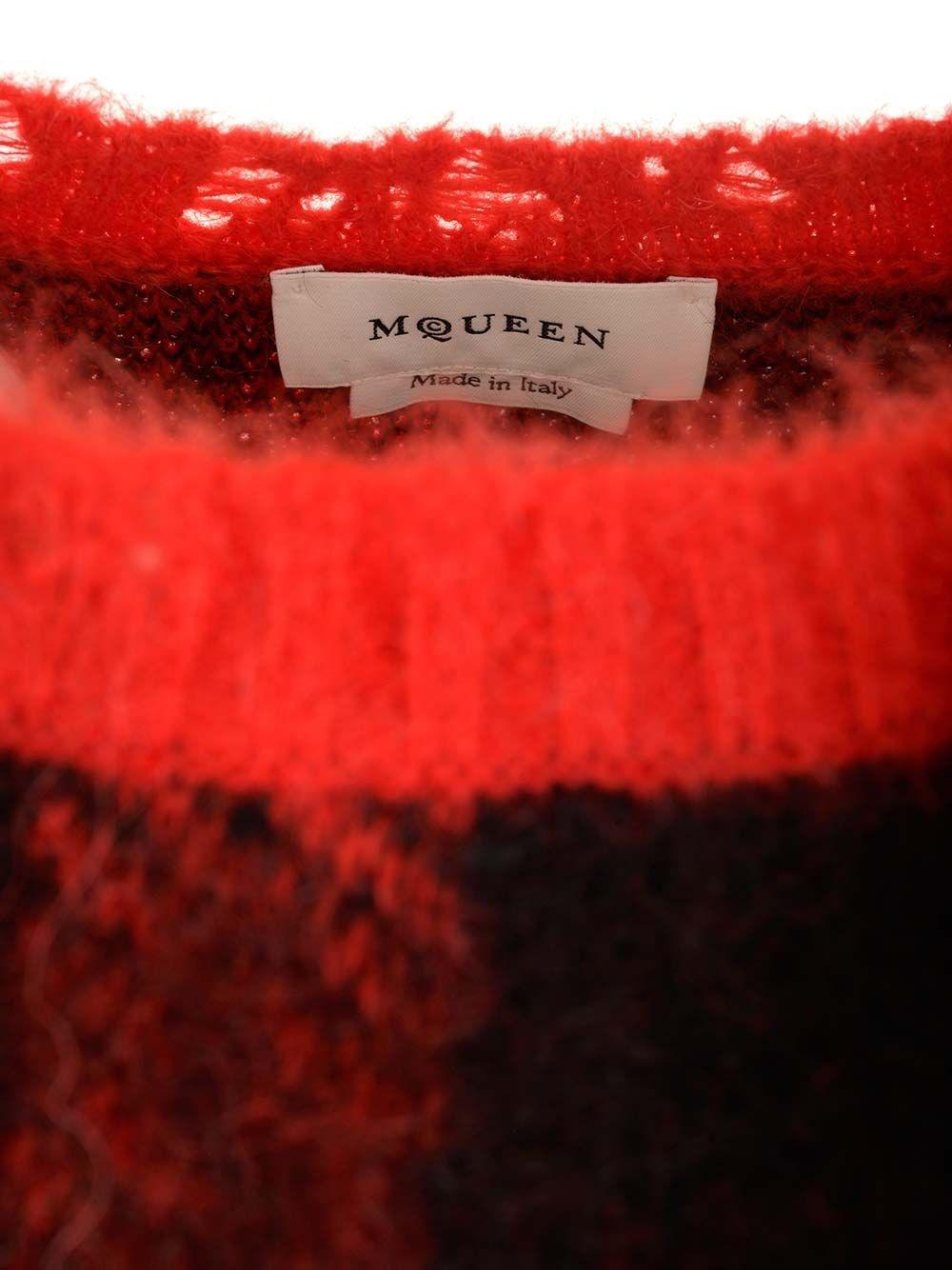 Al Duca D'Aosta Alexander Mcqueen Maglia tartan oversize Fino al 50% di sconto