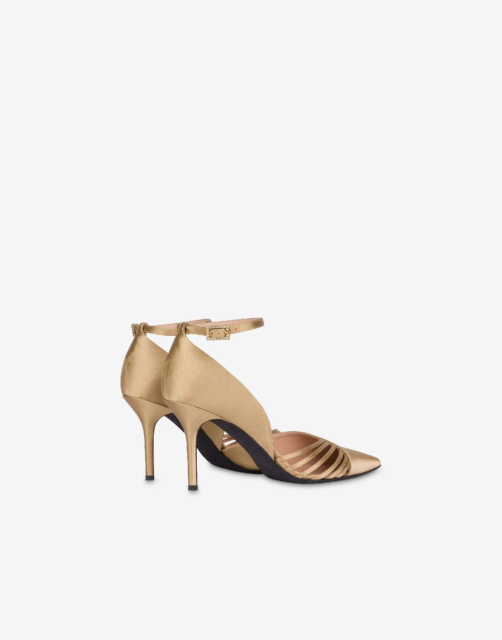 Alberta Ferretti Décolleté in raso Evening Outlet