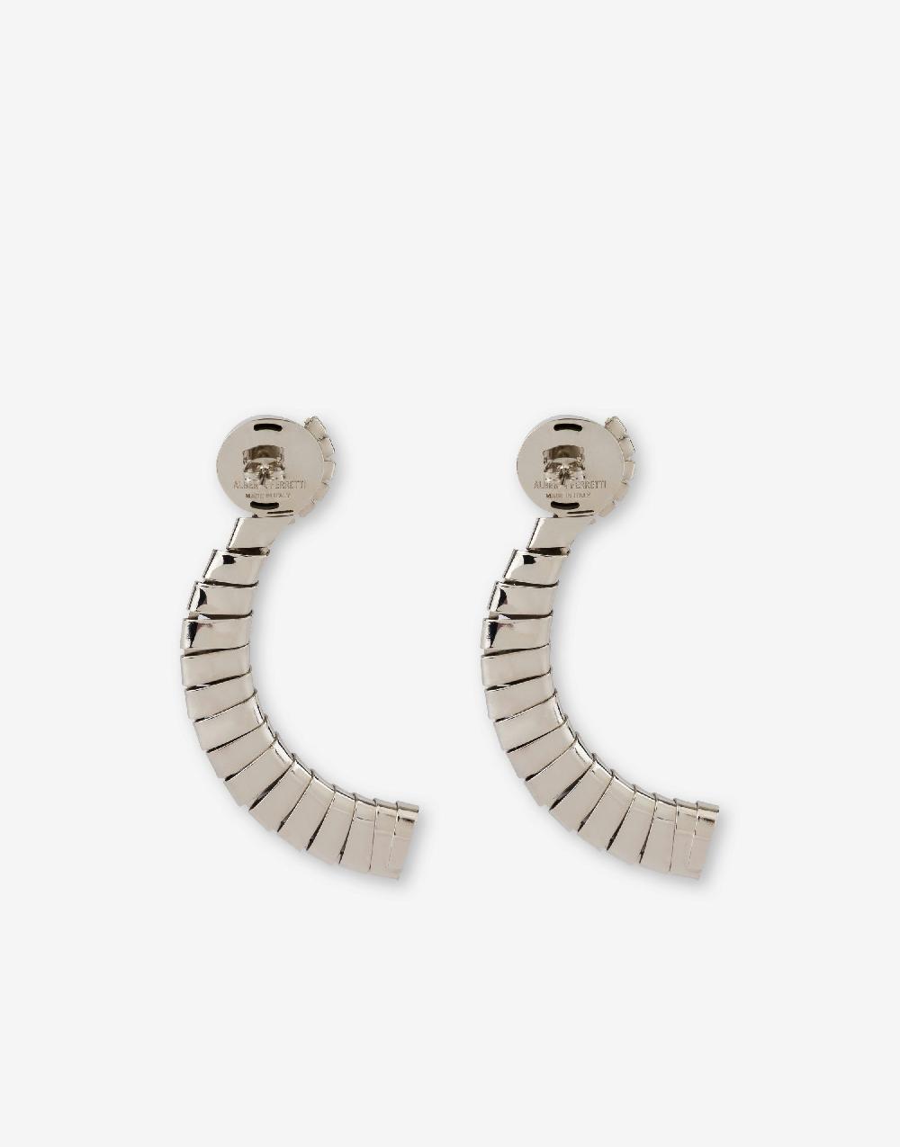 Alberta Ferretti Orecchini in metallo argento Italia