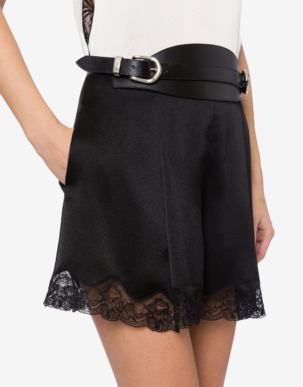 Alberta Ferretti Cintura alta in vitello con fibbie Acquista Ora