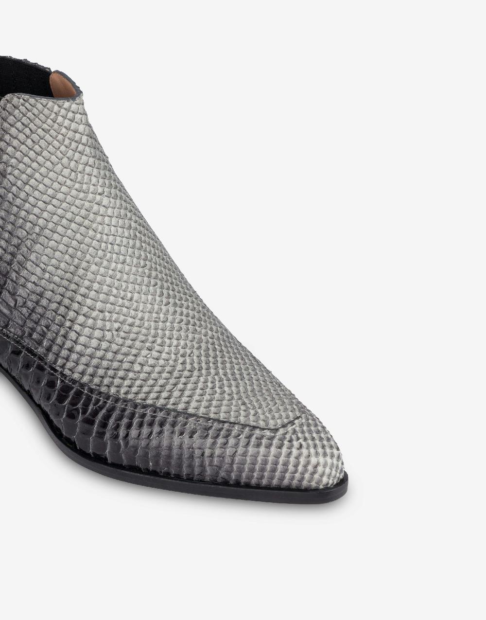 Alberta Ferretti Beatles in vitello stampa pitone bicolor degradé Affare Del Giorno