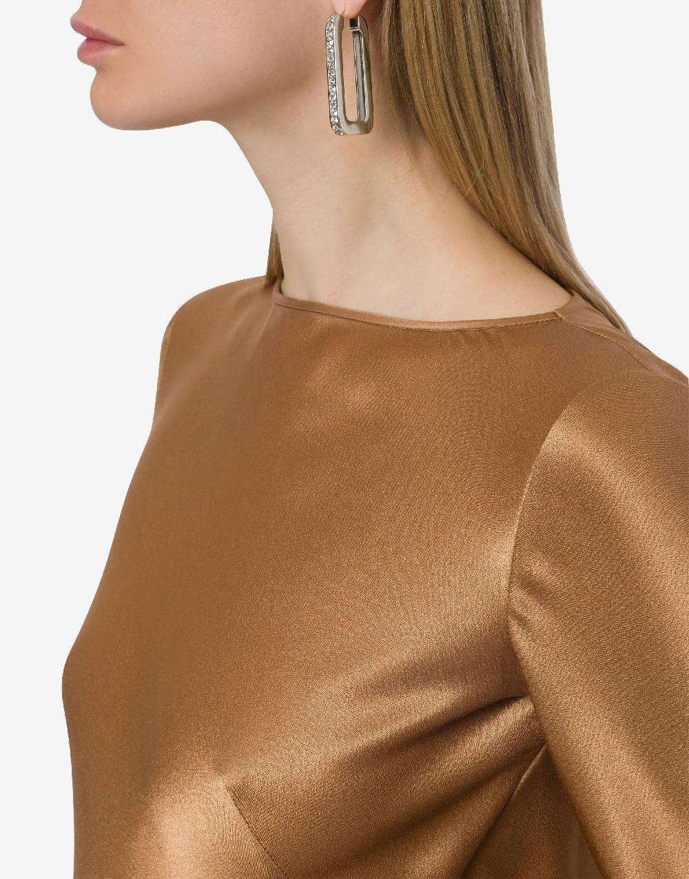 Alberta Ferretti Orecchini in metallo con strass Promozione Limitata