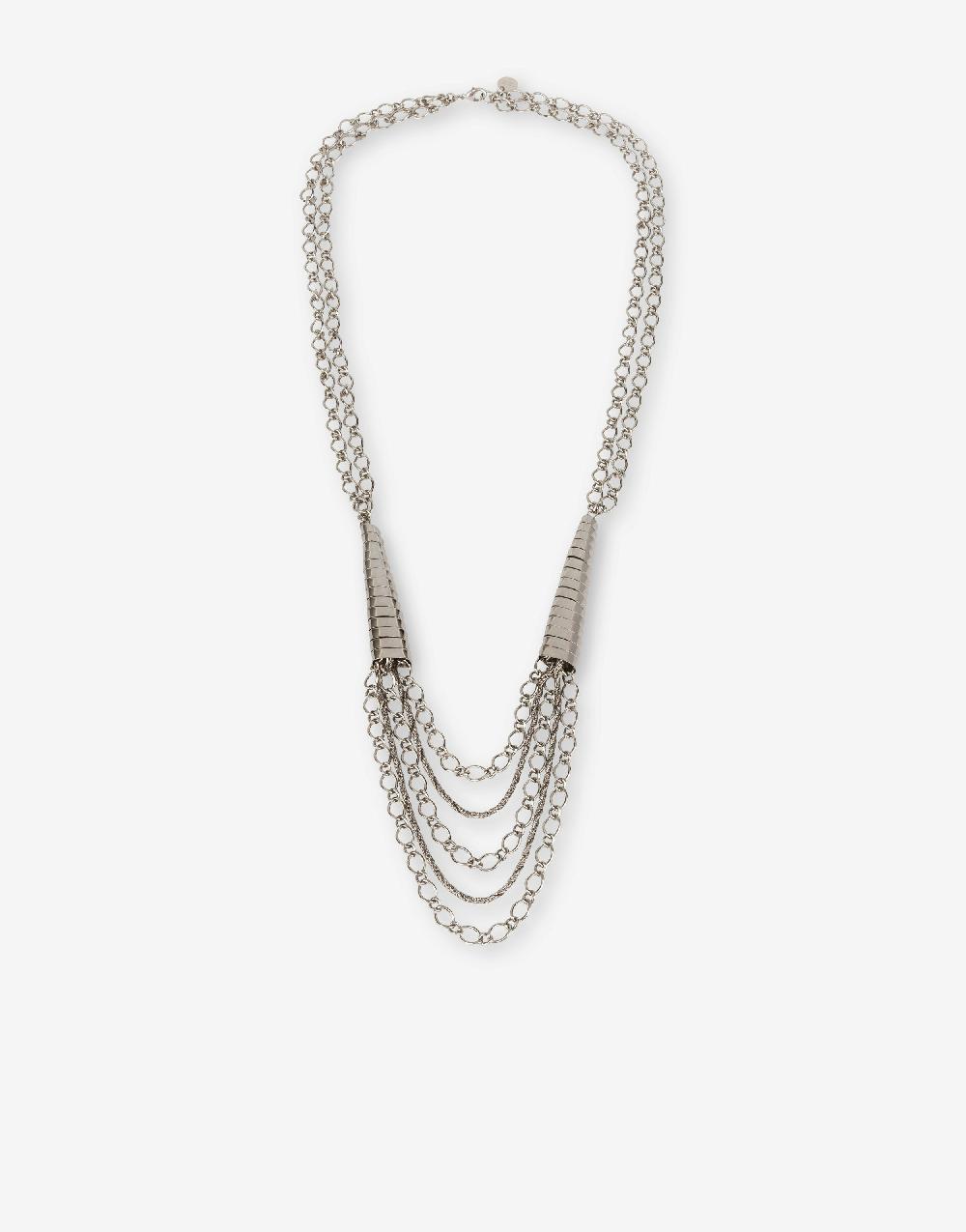 Alberta Ferretti Maxi collana multi-catene