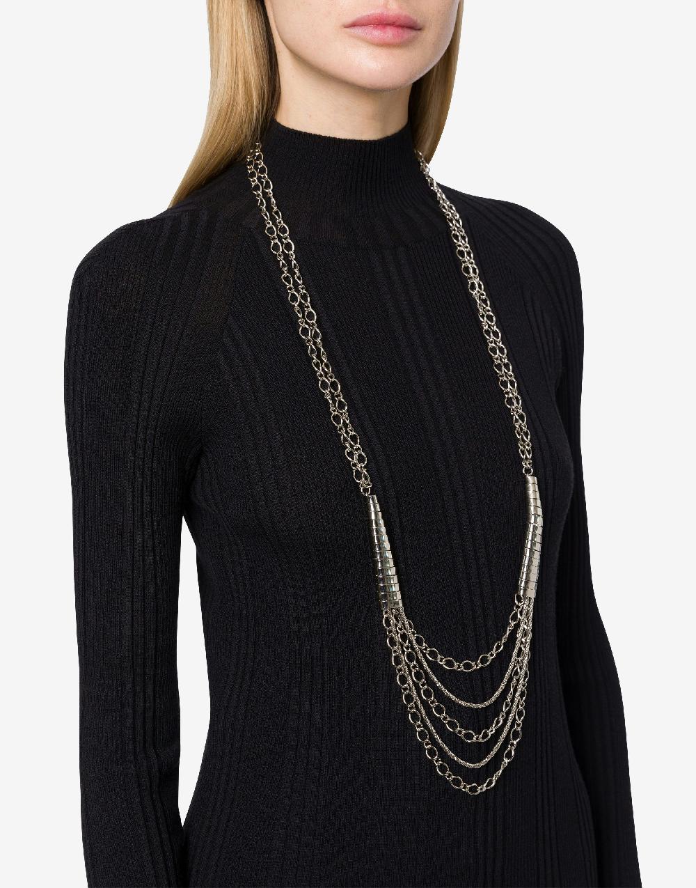 Alberta Ferretti Maxi collana multi-catene Shopping Online