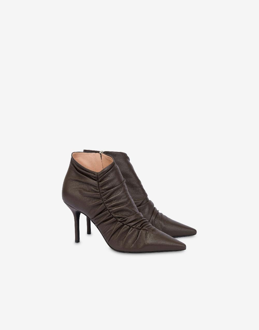 Alberta Ferretti Stivaletti in nappa Folding