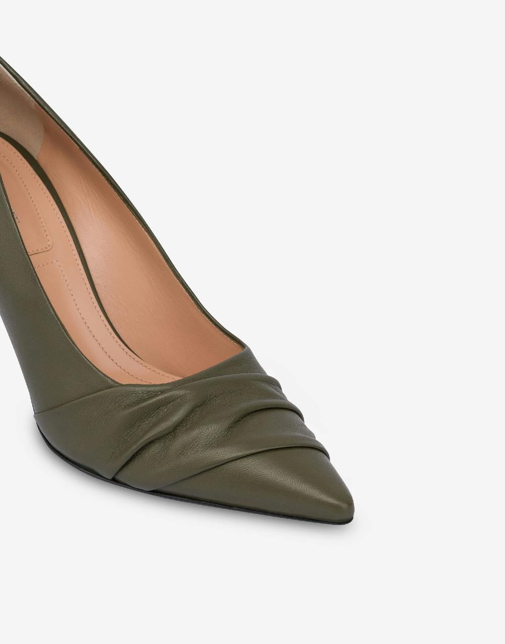 Alberta Ferretti Décolleté in nappa Folding Prezzo Ridotto