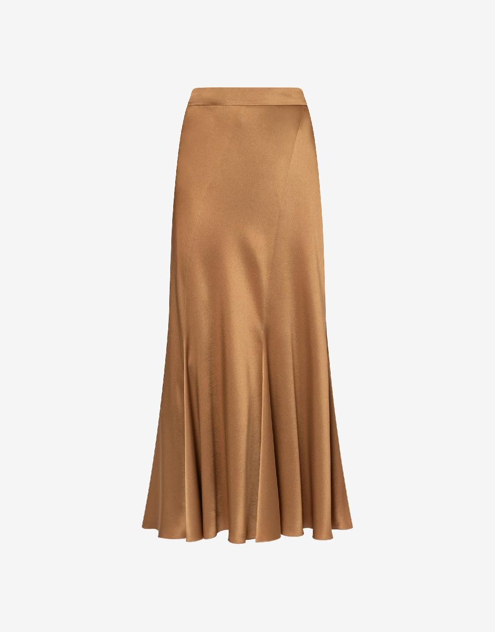 Alberta Ferretti Gonna longuette in raso