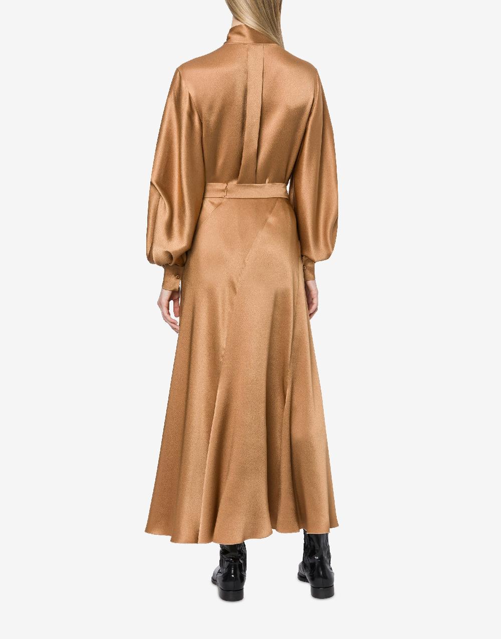 Alberta Ferretti Gonna longuette in raso Offerte