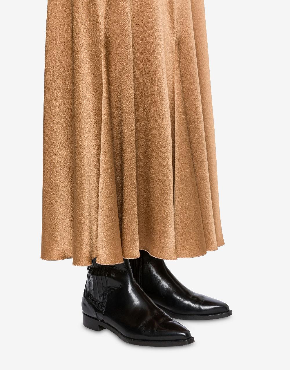 Alberta Ferretti Gonna longuette in raso Offerte