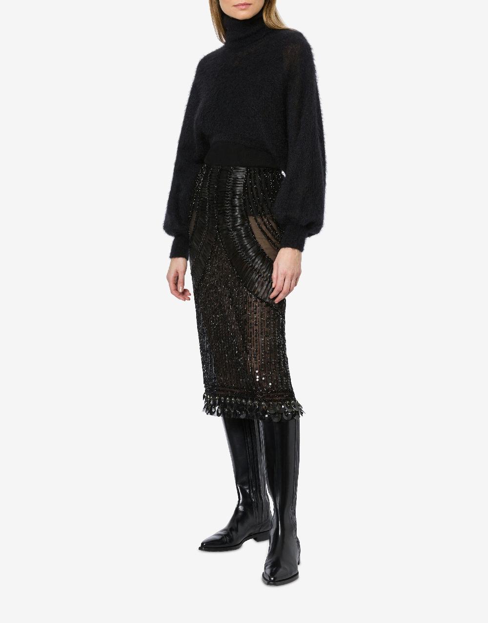 Alberta Ferretti Gonna in tulle con paillettes Promozione Limitata