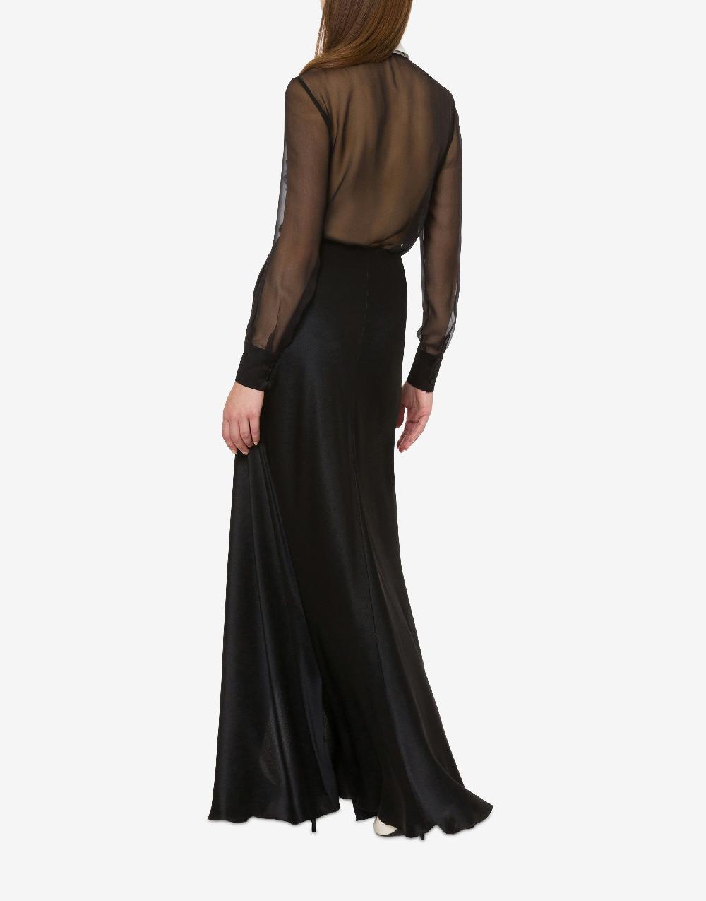 Alberta Ferretti Gonna lunga in raso Shopping Online
