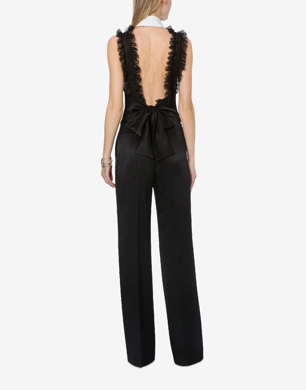 Alberta Ferretti Pantalone in raso Convenienza