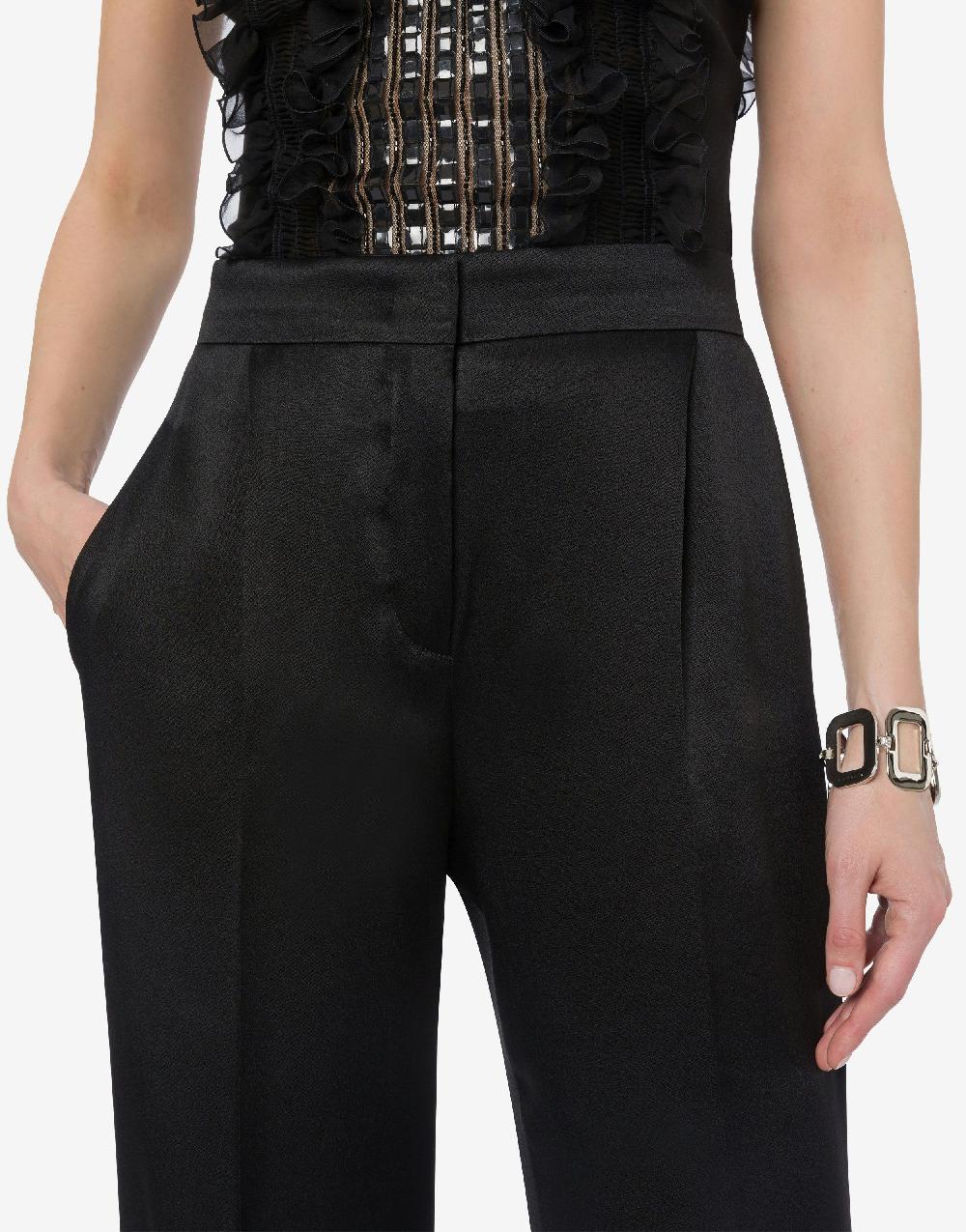 Alberta Ferretti Pantalone in raso Convenienza