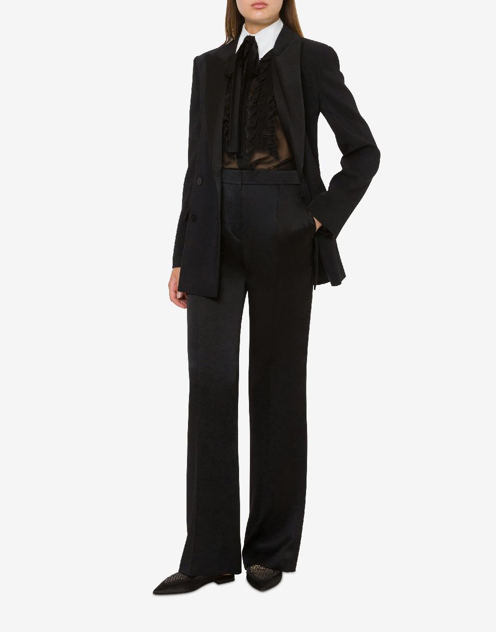 Alberta Ferretti Giacca doppiopetto in cady stretch Novità