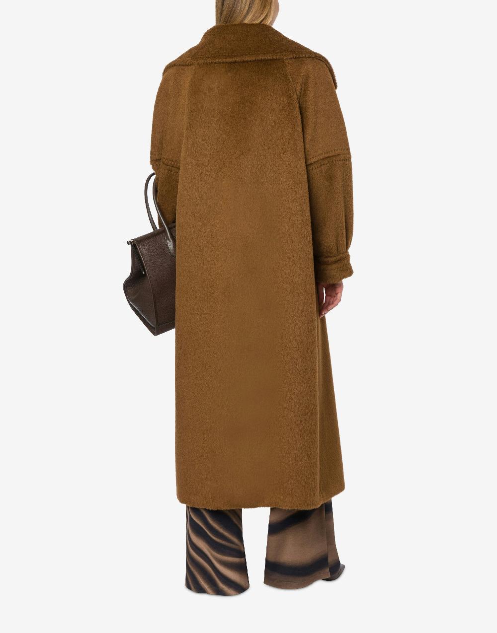 Alberta Ferretti Cappotto in alpaca Suri Saldi