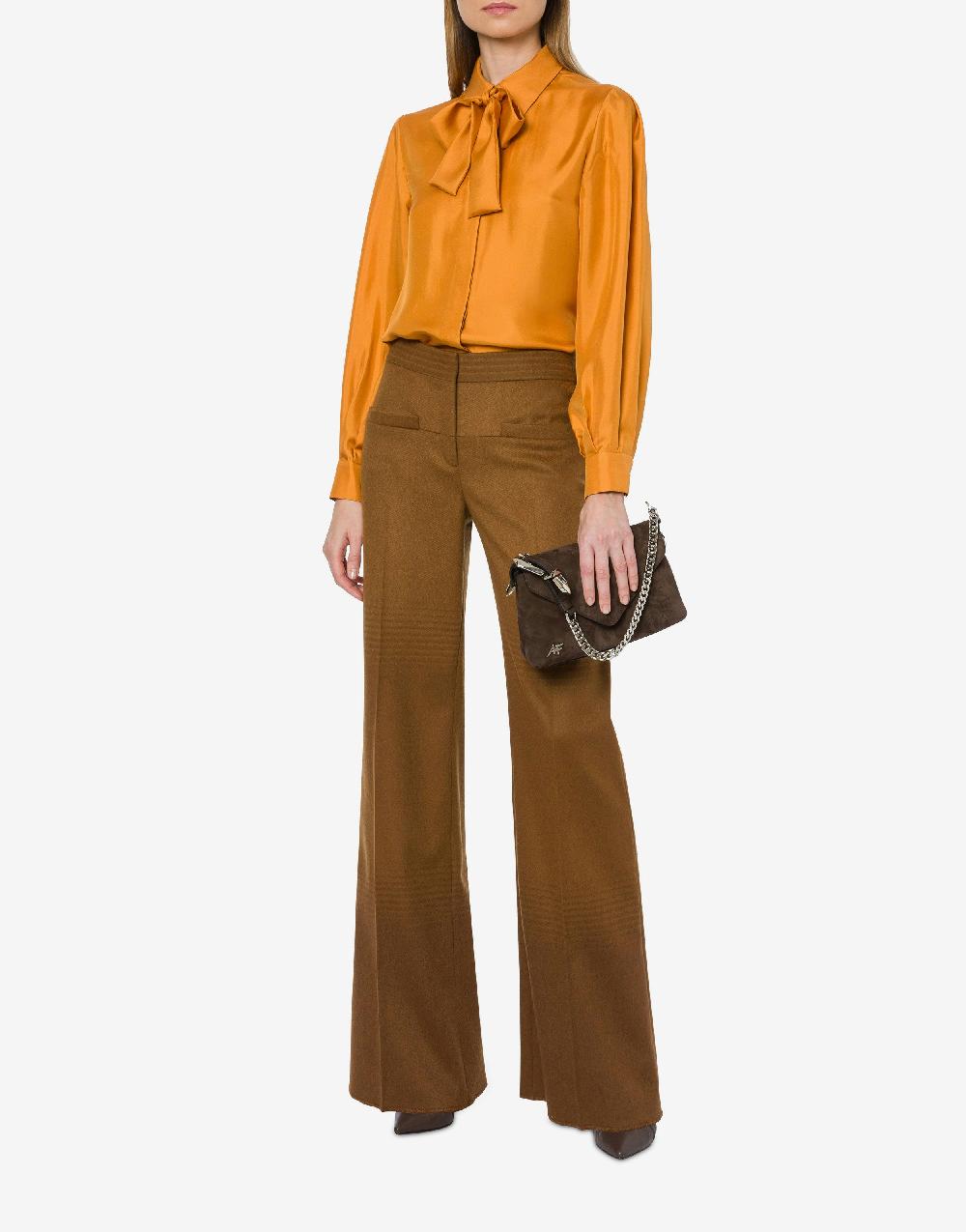 Alberta Ferretti Pantalone in flanella sfumata Hotsell