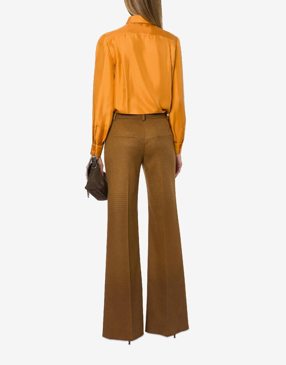 Alberta Ferretti Pantalone in flanella sfumata Hotsell