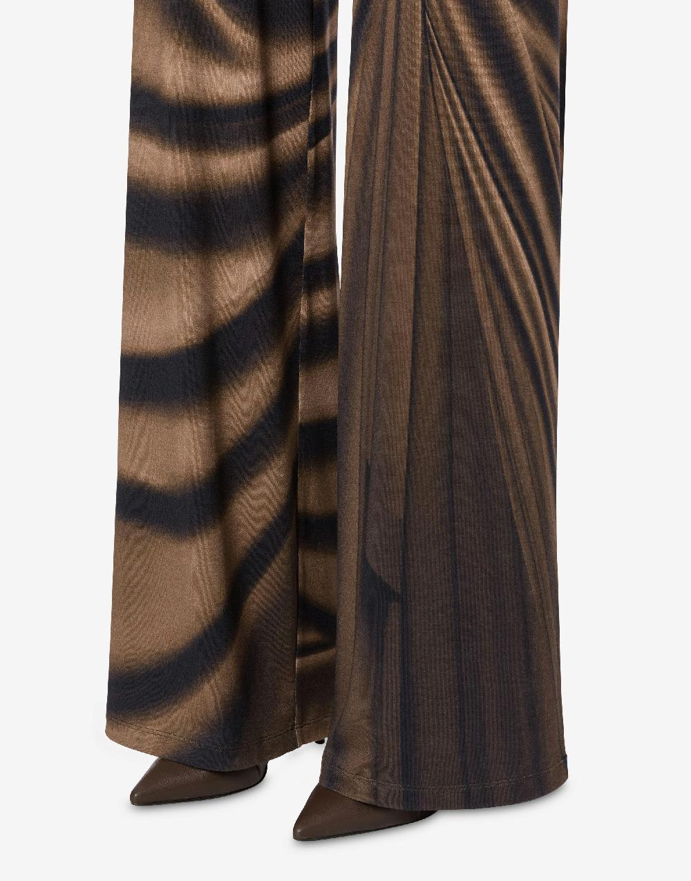 Alberta Ferretti Pantalone in jersey con stampa Drappeggio Vendite Flash