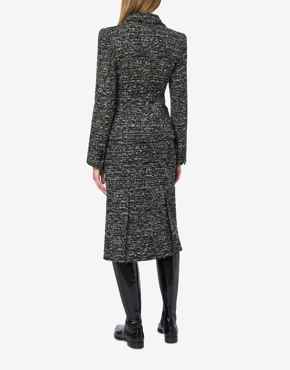 Alberta Ferretti Giacca in tweed bottonato Negozio