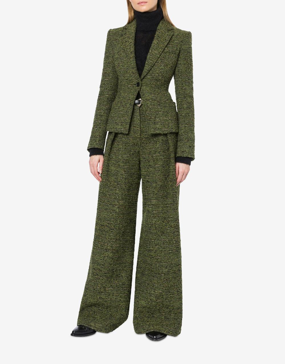 Alberta Ferretti Giacca in tweed bottonato Convenienza
