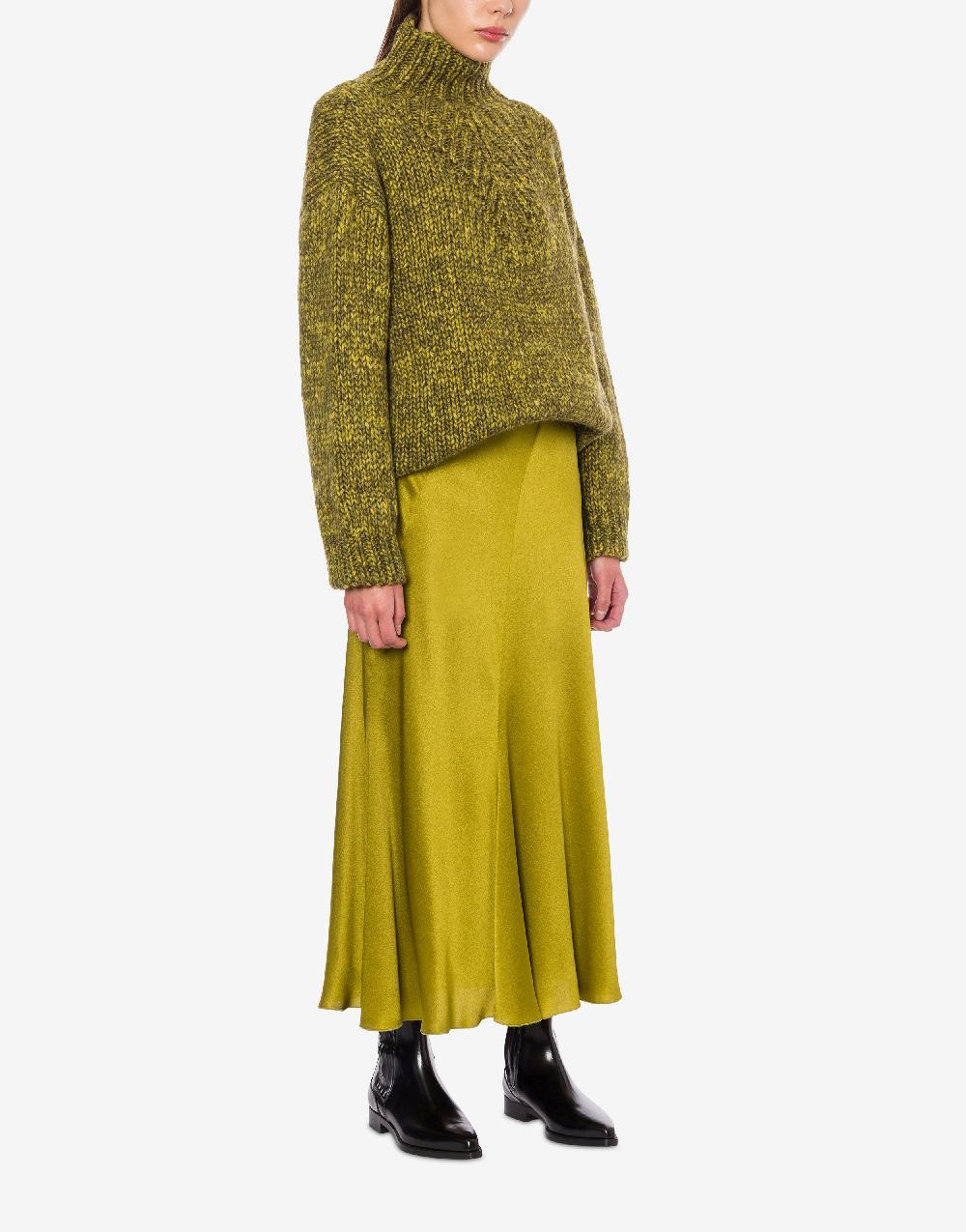 Alberta Ferretti Gonna longuette in raso Online
