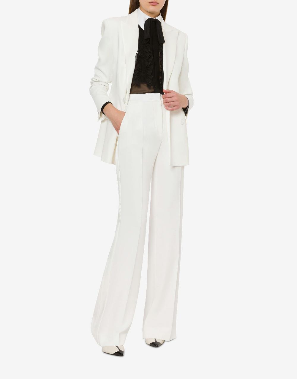 Alberta Ferretti Giacca doppiopetto in cady stretch Outlet