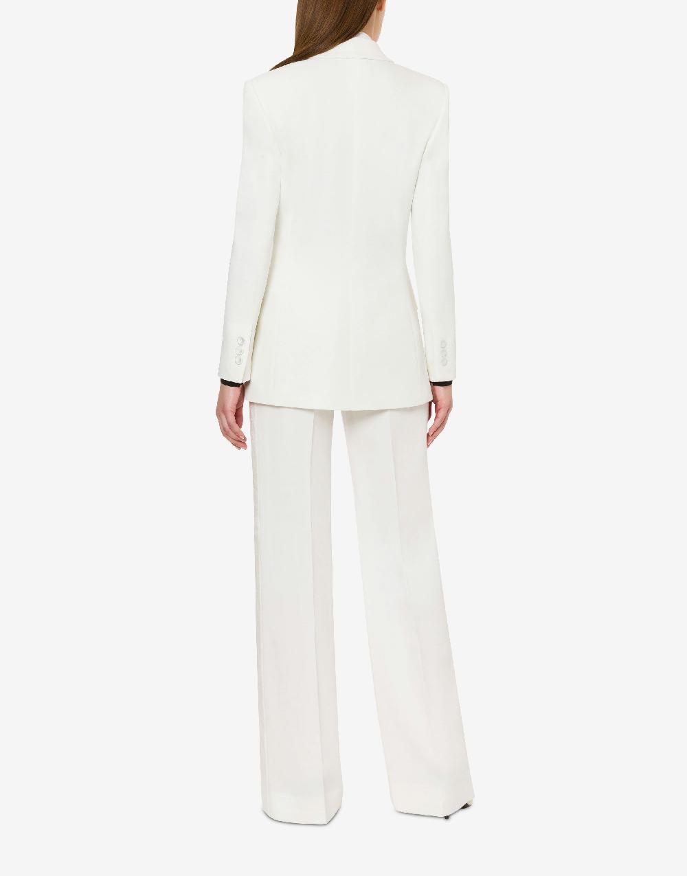 Alberta Ferretti Giacca doppiopetto in cady stretch Outlet