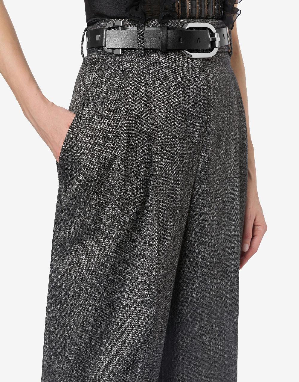 Alberta Ferretti Pantalone in chevron In Saldo