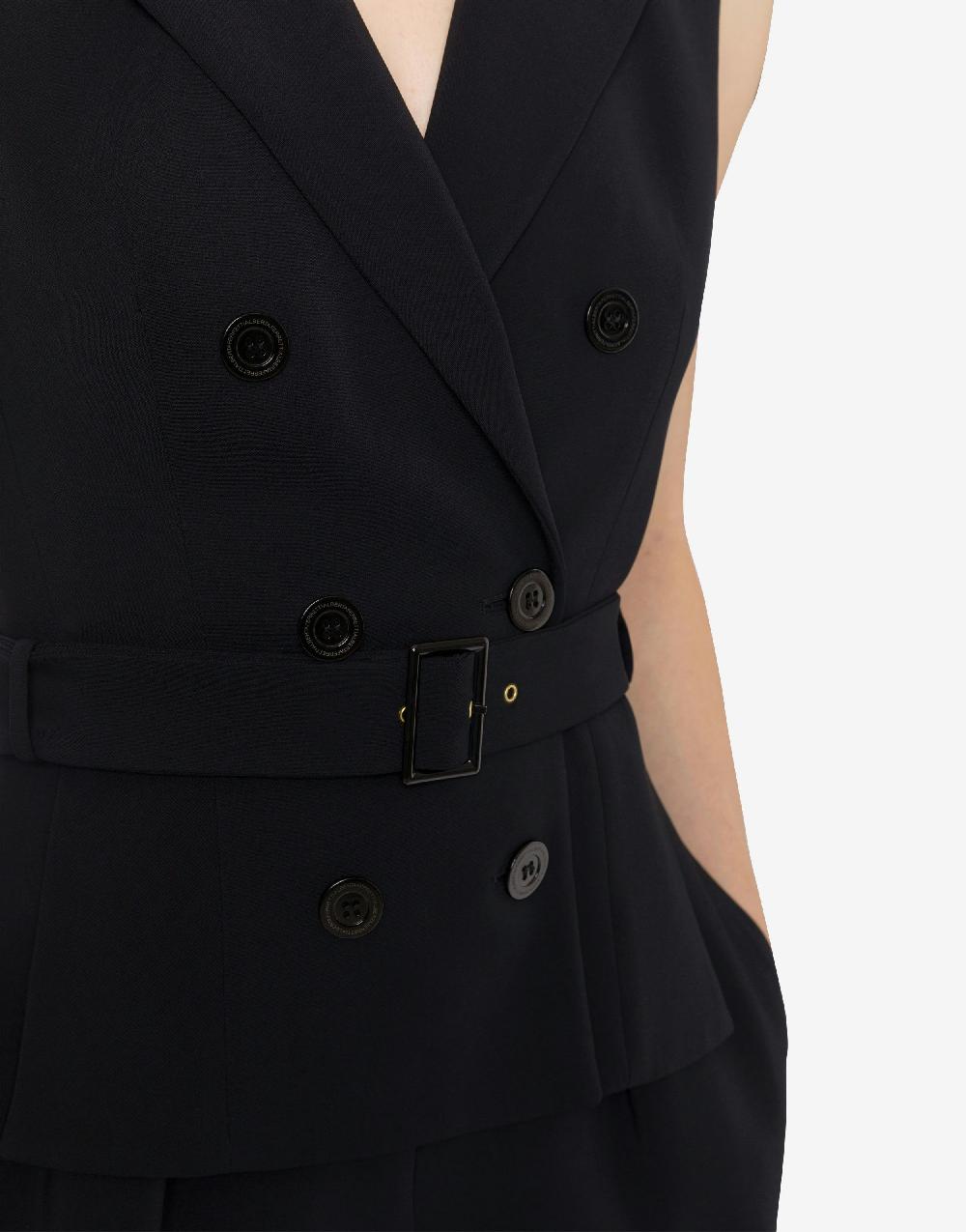 Alberta Ferretti Tuta in cady stretch Promozione